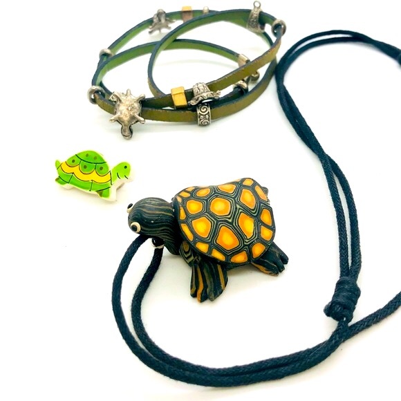 Vintage Turtle Jewelry Lot - Picture 3 of 9
